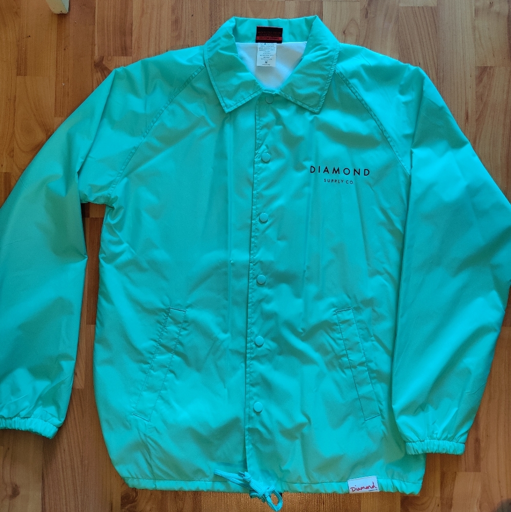 Diamond Supply Co. Green/Blue Windbreaker
